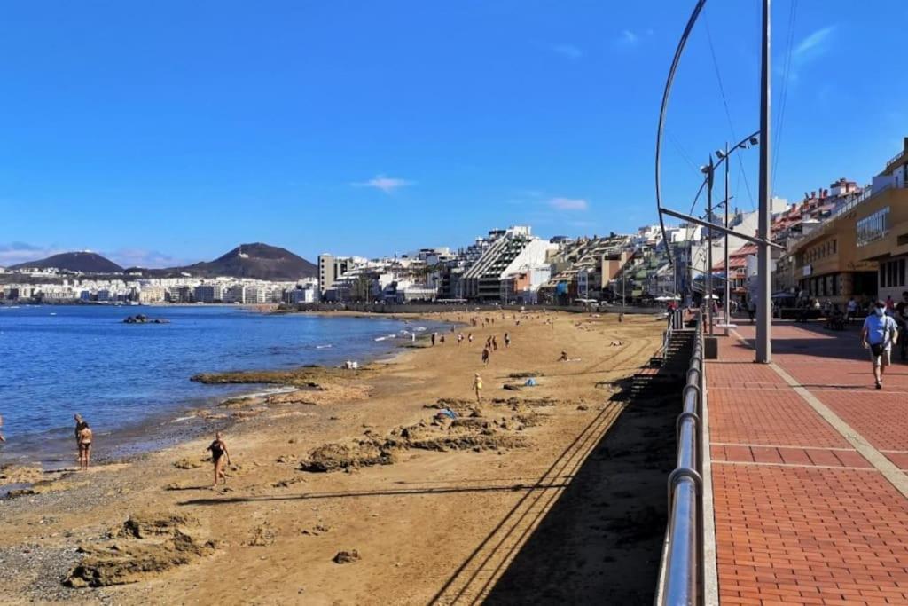 Agua De Abril Las Canteras ¡En Un Minuto En El Mar! Ideal Descansar/Teletrabajar Apartment ลาสปัลมาส เด กรานคานาเรีย ภายนอก รูปภาพ