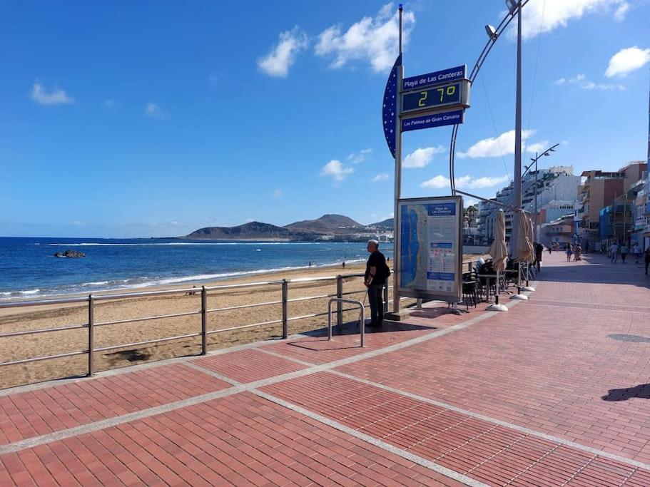 Agua De Abril Las Canteras ¡En Un Minuto En El Mar! Ideal Descansar/Teletrabajar Apartment ลาสปัลมาส เด กรานคานาเรีย ภายนอก รูปภาพ