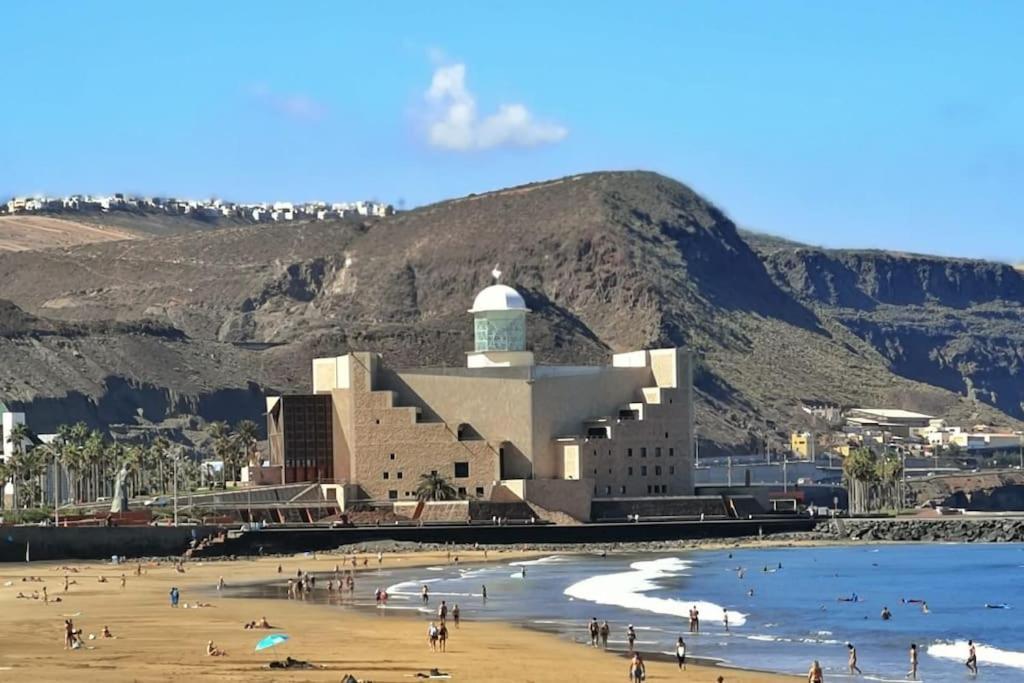 Agua De Abril Las Canteras ¡En Un Minuto En El Mar! Ideal Descansar/Teletrabajar Apartment ลาสปัลมาส เด กรานคานาเรีย ภายนอก รูปภาพ